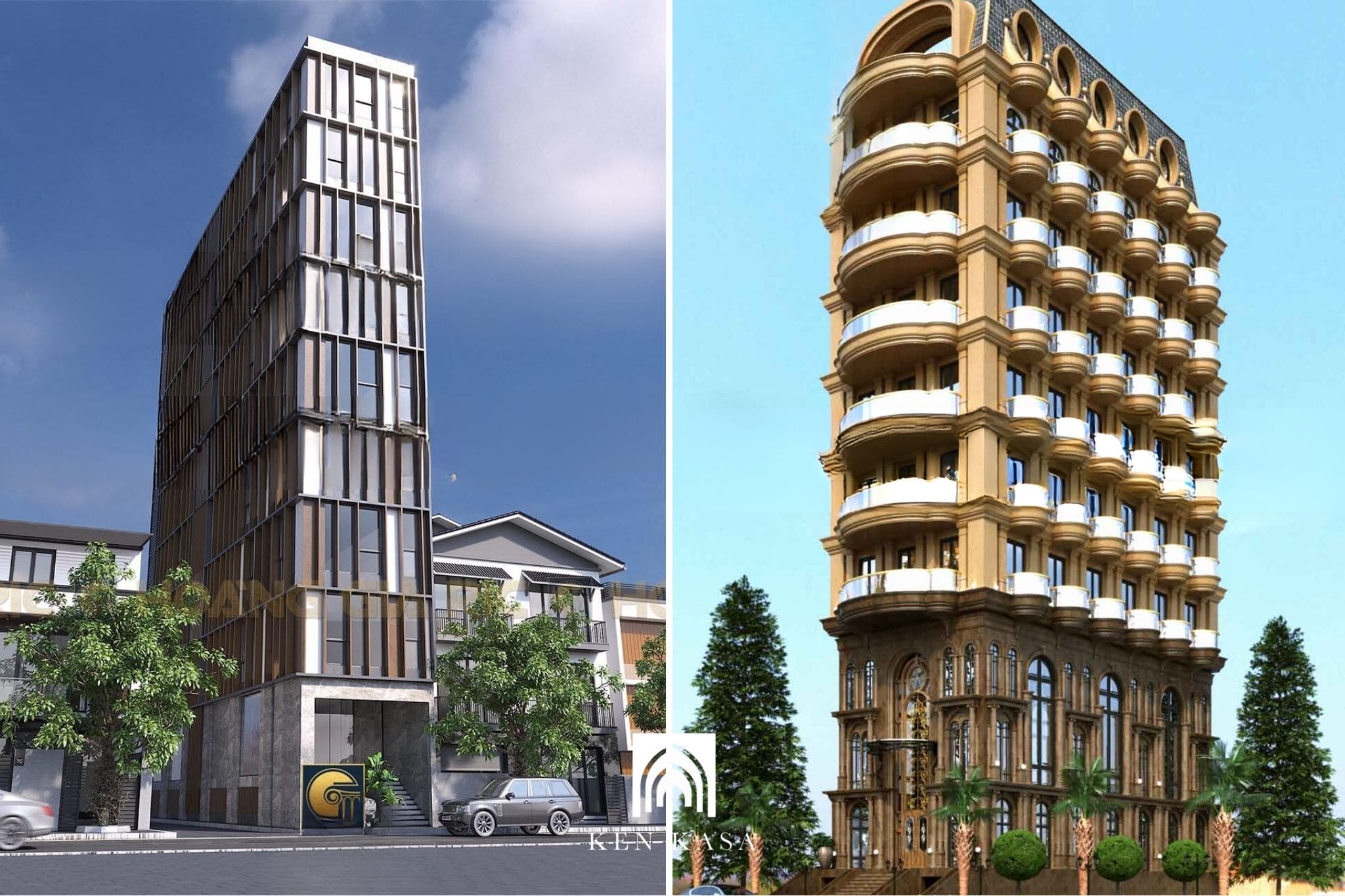 Thiết kế khách sạn 9 tầng: 10 Xu hướng kiến trúc hot nhất 2025